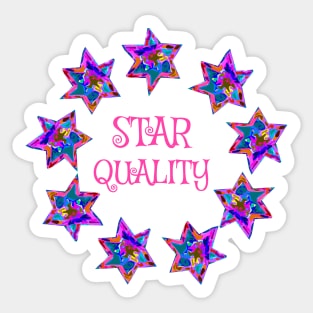 Star Quality - Transparent Background Sticker